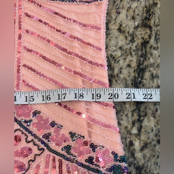 Fundaisy,Flapper Dress,Pink, Fun, fringed, Lightweight, Excellent Con,Size XXL - Picture 7 of 9